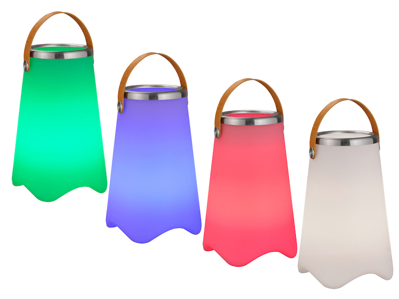 LED Stehlampe mit Farbwechsel Licht und Bluetooth Lautsprecher Musik