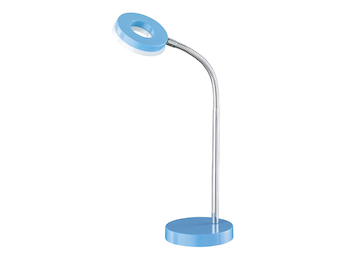 Moderne LED Schreibtischleuchte flexibel & biegsam RENNES 1 flammig in Blau