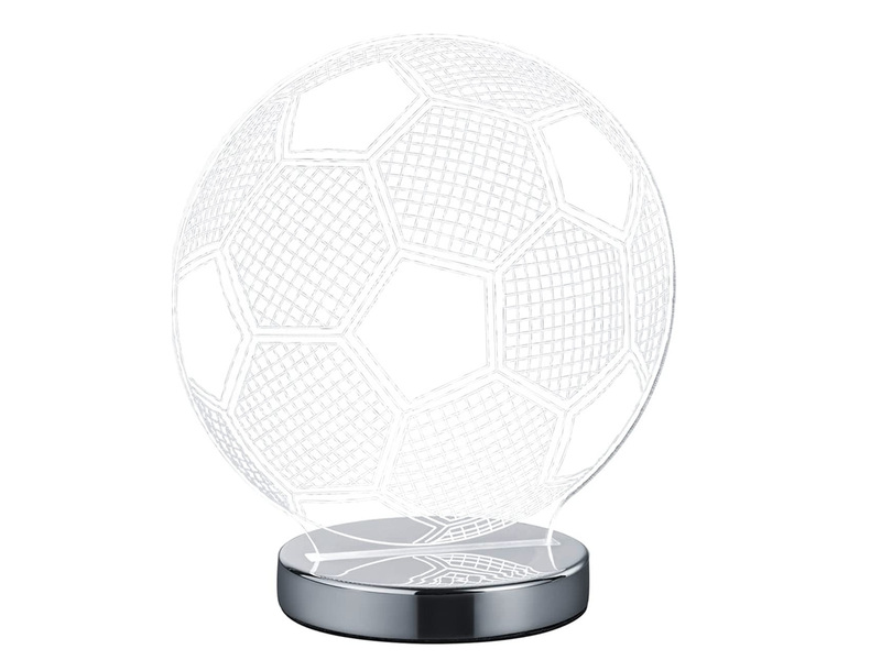 LED Fußball Tischleuchte Lichtfarbe 3D, einstellbar