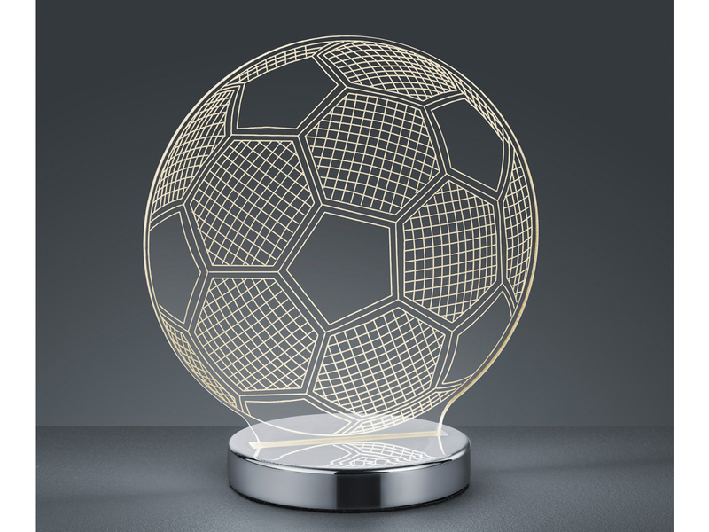 LED Fußball Tischleuchte 3D, Lichtfarbe einstellbar