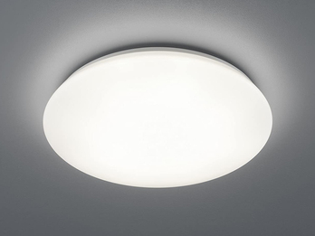 Dimmbare LED Deckenleuchte POTZ Kunststoff Weiß Ø 50cm IP44