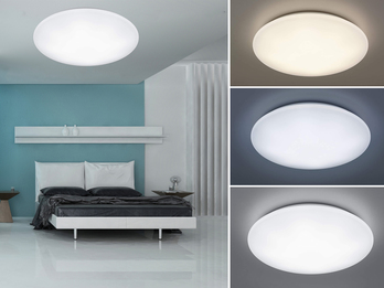 LED Deckenleuchte KATO dimmbar mit Nachtlicht & Fernbedienung, Ø 60cm