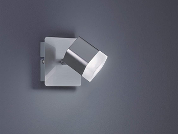 LED Wand- & Deckenstrahler ROUBAIX Silber matt, Breite 10cm