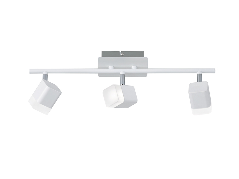 LED Deckenstrahler ROUBAIX 3-flammig Weiß matt, Breite 48cm