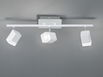 LED Deckenstrahler ROUBAIX 3-flammig Weiß matt, Breite 48cm