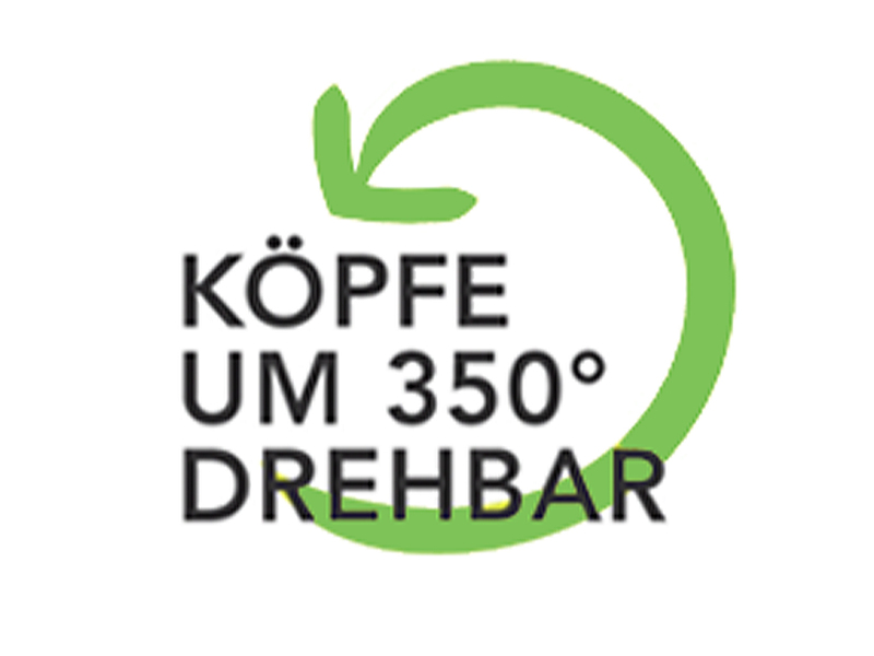 Hochwertige LED Außenwandlampen im 2er SET mit 2 Lichtköpfen dreh & schwenkbar