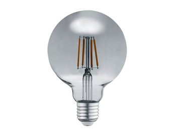 E27 Filament LED - 6 Watt, 190 Lumen, 1800K warmweiß, Ø9,5cm - nicht dimmbar