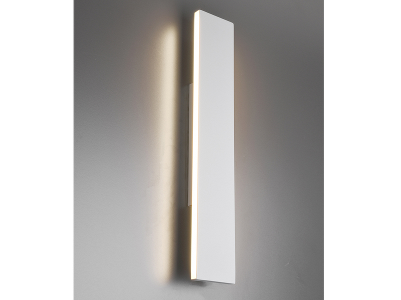2er Set Flache LED Wandleuchten Up & Down Weiß - 3 Stufen Dimmer, Breite 47cm
