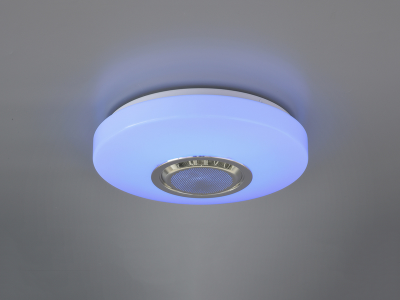LED Deckenleuchte MAIA mit Fernbedienung, RGB & Lautsprecher, Ø 33cm