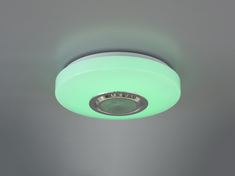 LED Deckenleuchte MAIA mit Fernbedienung, RGB & Lautsprecher, Ø 33cm