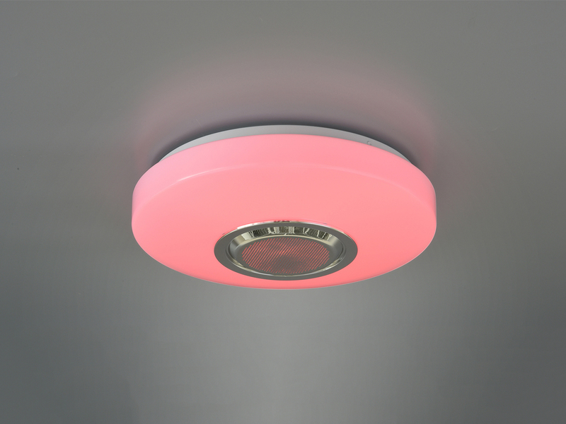 LED Deckenleuchte MAIA mit Fernbedienung, RGB & Lautsprecher, Ø 33cm