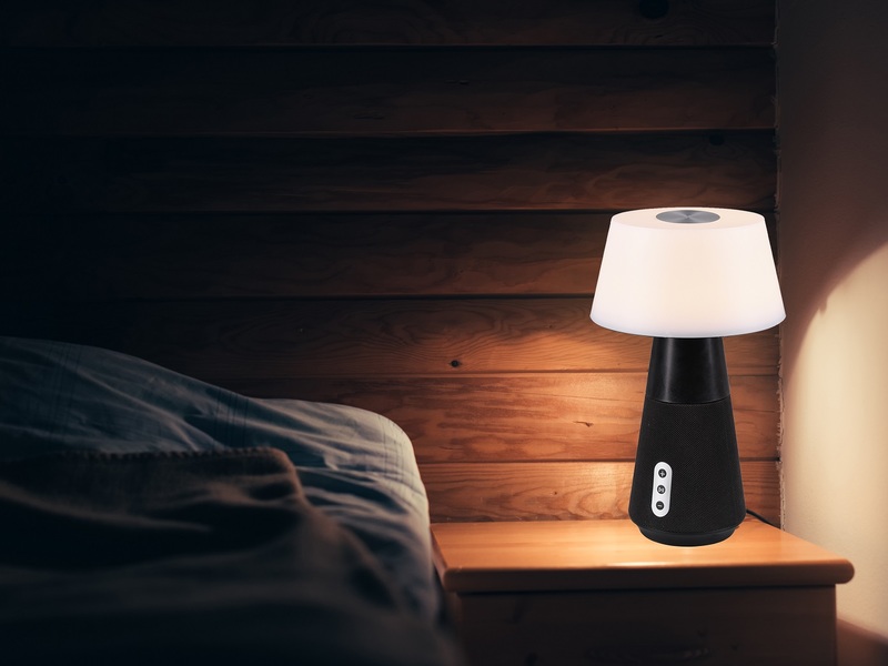 3 Helligkeitsstufen Touch-Bedienung MojiDecor Tragbare Tischlampe LED Nachtlicht Laterne Nachttischlampe mit Holz-Handgriff klappbare Tischleuchte Leselampe für Schlafzimmer Wohnzimmer Camping
