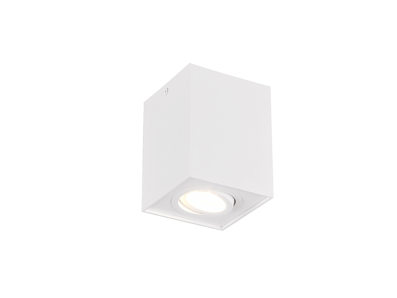 Deckenstrahler BISCUIT eckig Weiß, Breite 9,6cm