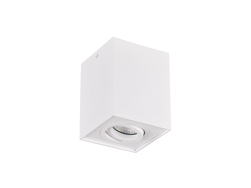 LED Deckenstrahler eckig Weiß, Breite 9,6cm
