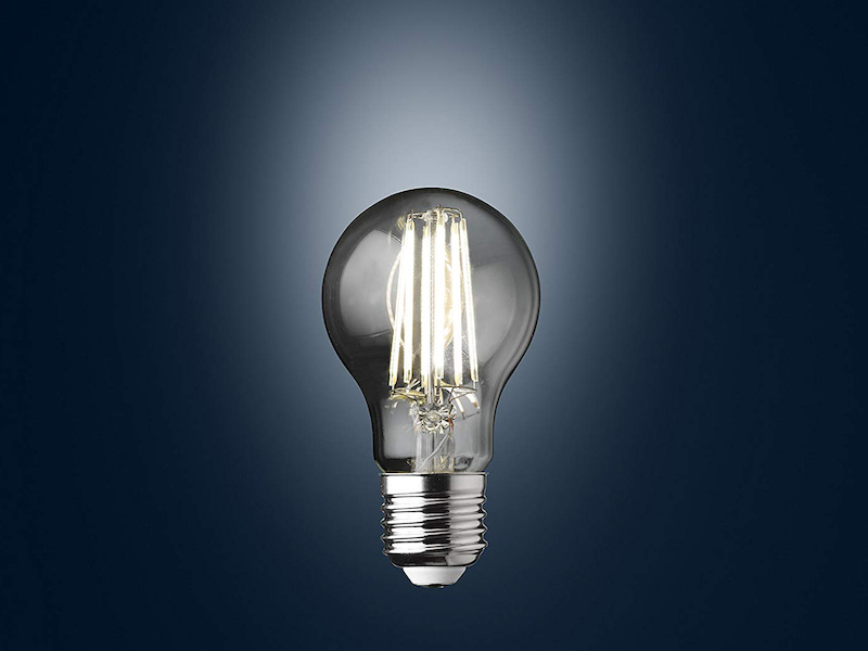 E27 Filament LED - 8 Watt, 1055 Lumen, warmweiß, Ø6cm - extern dimmbar