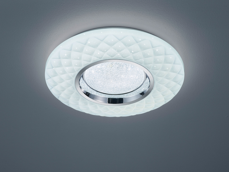 Dimmbare LED Deckenleuchte MAGNOLIA mit Fernbedienung Ø 39cm