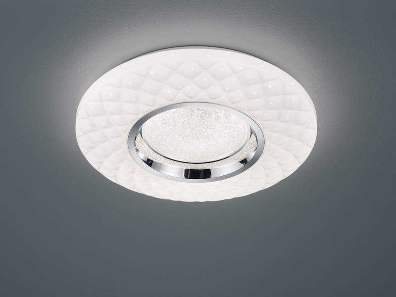 Dimmbare LED Deckenleuchte MAGNOLIA mit Fernbedienung Ø 39cm
