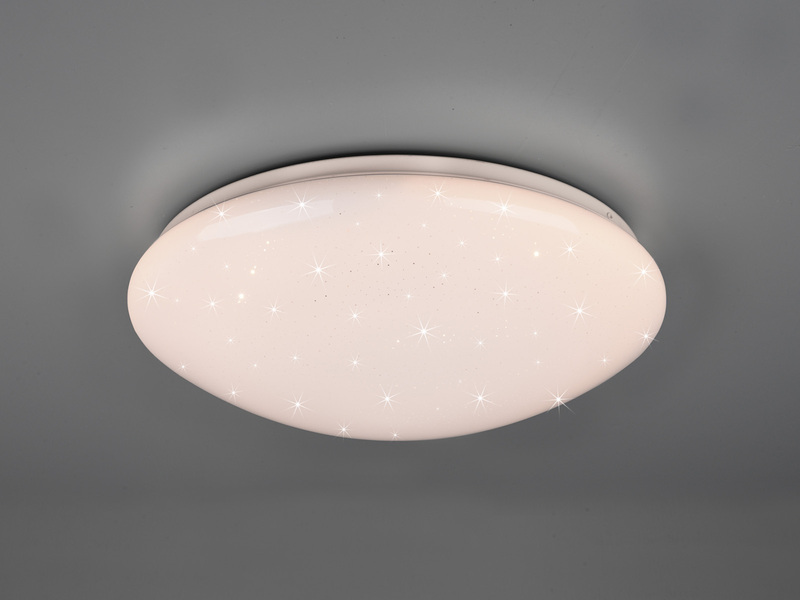 Dimmbare LED Deckenlampe LUKIDA mit Fernbedienung & Sternenhimmel Ø 38cm