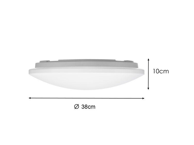 LED Deckenleuchte LUKIDA dimmbar mit Fernbedienung & Sternenhimmel Ø 38cm