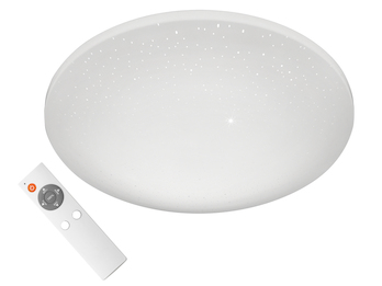 Dimmbare LED Deckenlampe LUKIDA mit Fernbedienung & Sternenhimmel Ø 38cm