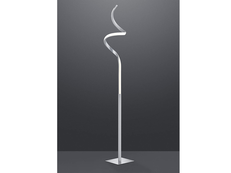 LED Stehleuchte COURSE Silber Sensor Dimmer, 3000 Kelvin Warmweiß Höhe: 145cm