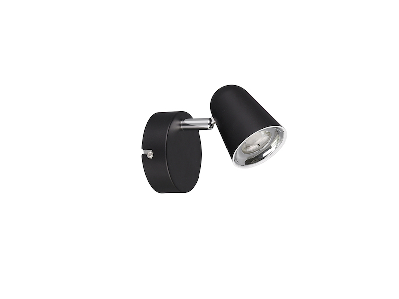 LED Wandstrahler & Deckenspot TOULOUSE Schwarz, Breite 9cm
