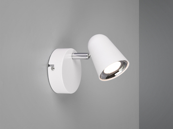 LED Wandstrahler & Deckenspot TOULOUSE Weiß, Breite 9cm