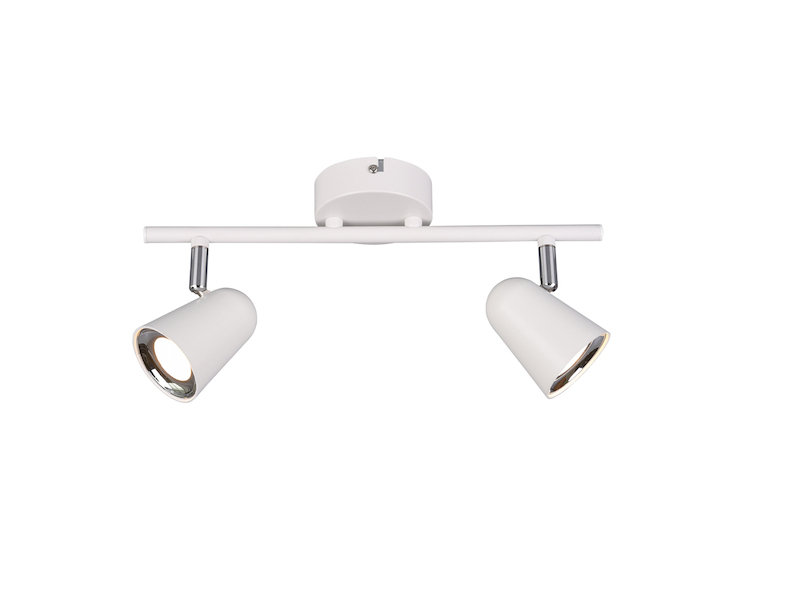 LED Deckenstrahler TOULOUSE Weiß 2-flammig, Breite 34cm