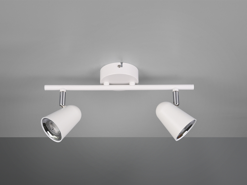 LED Deckenstrahler TOULOUSE Weiß 2-flammig, Breite 34cm