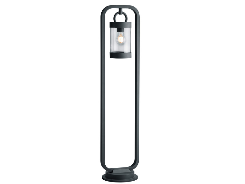 LED Wegeleuchte Landhausstil, Laterne in Anthrazit, Höhe 100cm