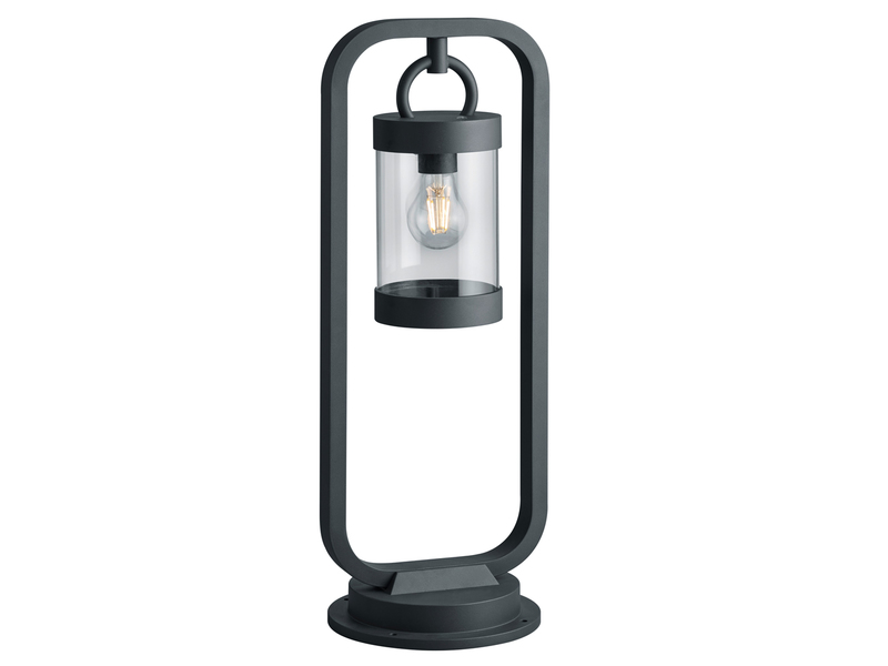 LED Wegeleuchte Landhausstil, Laterne in Anthrazit, Höhe 60cm
