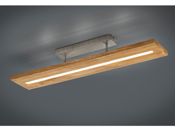 LED Deckenleuchte BRAD aus Holz lang & schmal dimmbar, Breite 100cm