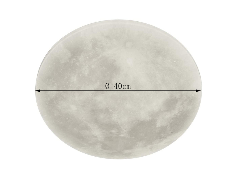LED Deckenleuchte LUNAR mit Fernbedienung, Mondphasen einstellbar Ø 40cm