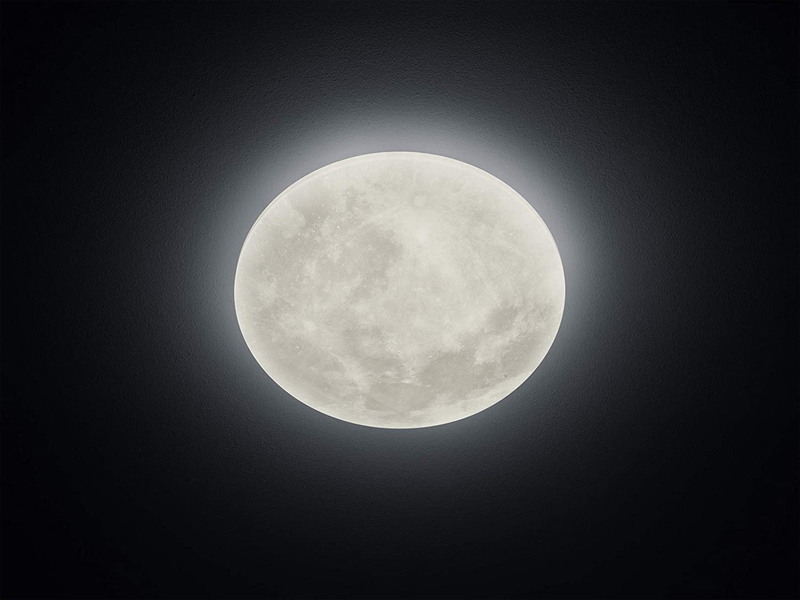 LED Deckenleuchte LUNAR mit Fernbedienung, Mondphasen einstellbar Ø 40cm