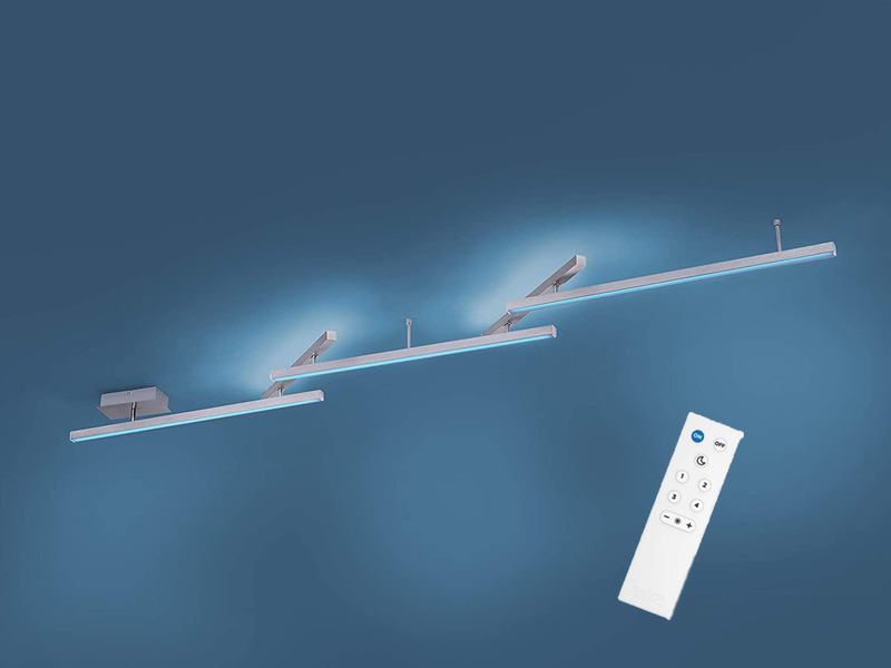 Smarte LED Deckenleuchte MELBY mit WIZ Lichtsteuerung & Fernbedienung, L: 242cm