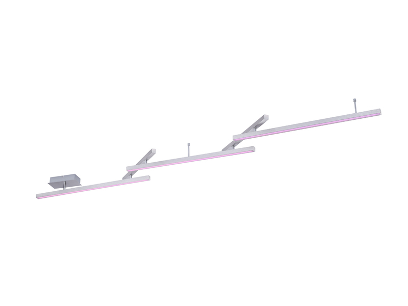 LED Stab Deckenleuchte MELBY smarte Lichtsteuerung WIZ + Fernbedienung 242x10cm