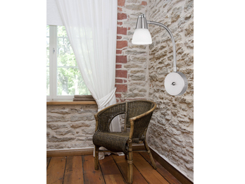LED Wandspots Schwenkbar Deckenspots Wandstrahler 4000K Tageslicht 2×5W Weiß für Wohnzimmer Galarie Schlafzimmer Flur Esszimmer