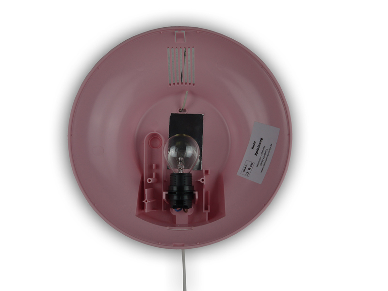 LED Kinderzimmer Wandlampe Ø 25cm in Rosa multicolor - Die super Hunde