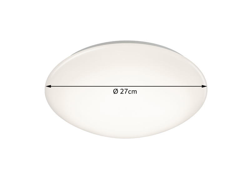 LED Deckenleuchte Badleuchte POLLUX Ø27cm mit Bewegungsmelder & Dämmerungssensor