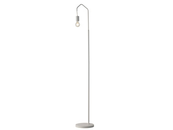 Außergewöhnliche Stehlampe HABITAT 165cm weiß - minimalistische Designerlampe