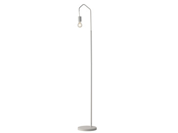 Außergewöhnliche Stehlampe HABITAT weiß - minimalistische Designerlampe H: 165cm