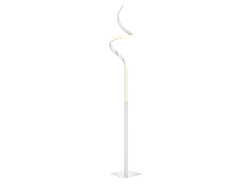 Dimmbare LED Stehlampe COURSE Weiß, Höhe 145cm, Licht neutralweiß