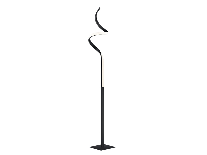 LED Stehleuchte COURSE Schwarz Sensor Dimmer 3000K Warmweiß,  H: 145cm