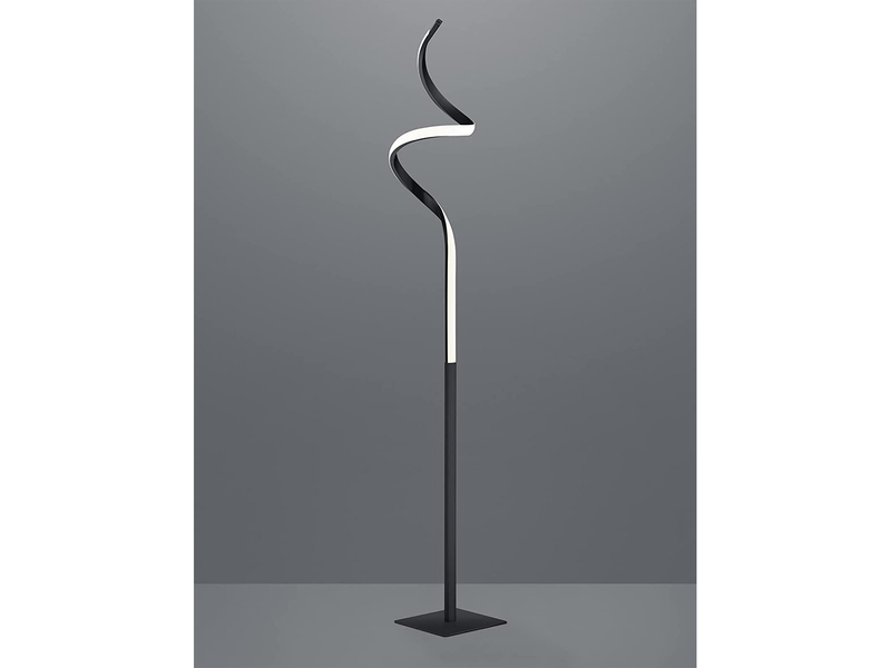 LED Stehleuchte COURSE Schwarz Sensor Dimmer 3000K Warmweiß,  H: 145cm