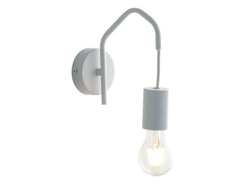 Außergewöhnliche Wandlampe HABITAT weiß - minimalistische Designerlampe