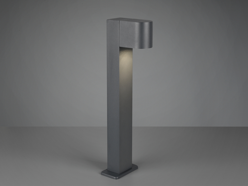 Pollerleuchte ROYA Downlight aus Aluminium Anthrazit, Höhe 50cm