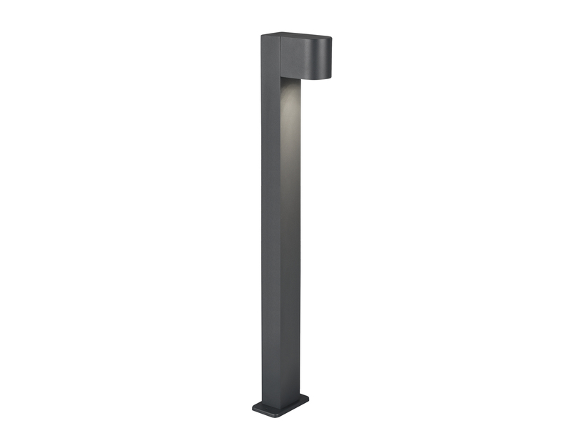 Pollerleuchte Downlight aus Aluminium Anthrazit inklusive GU10 LED, Höhe 100cm