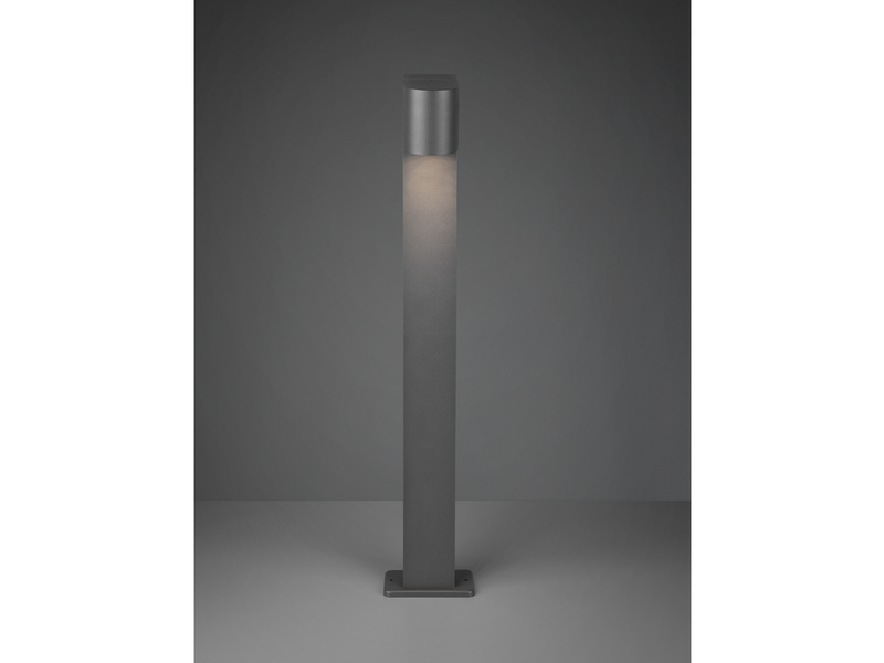 Pollerleuchte Downlight aus Aluminium Anthrazit inklusive GU10 LED, Höhe 100cm