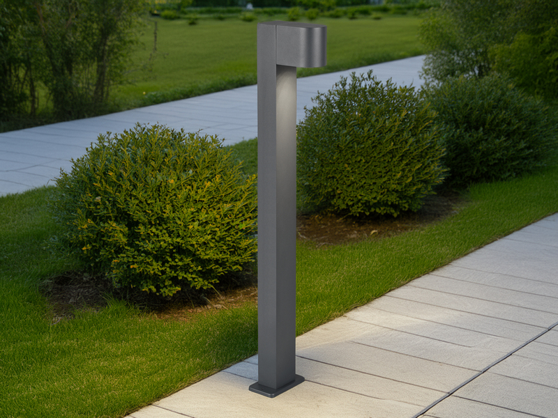 LED Wegeleuchte in Anthrazit, Höhe 100cm, IP44