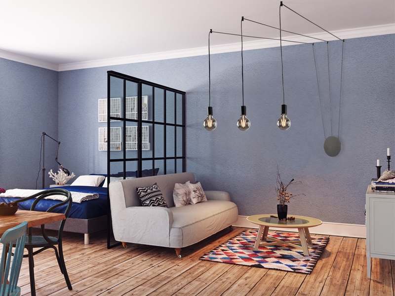 Ausgefallene Pendelleuchte 3-flammig in Schwarz - Wandmontage, Kabel 5m